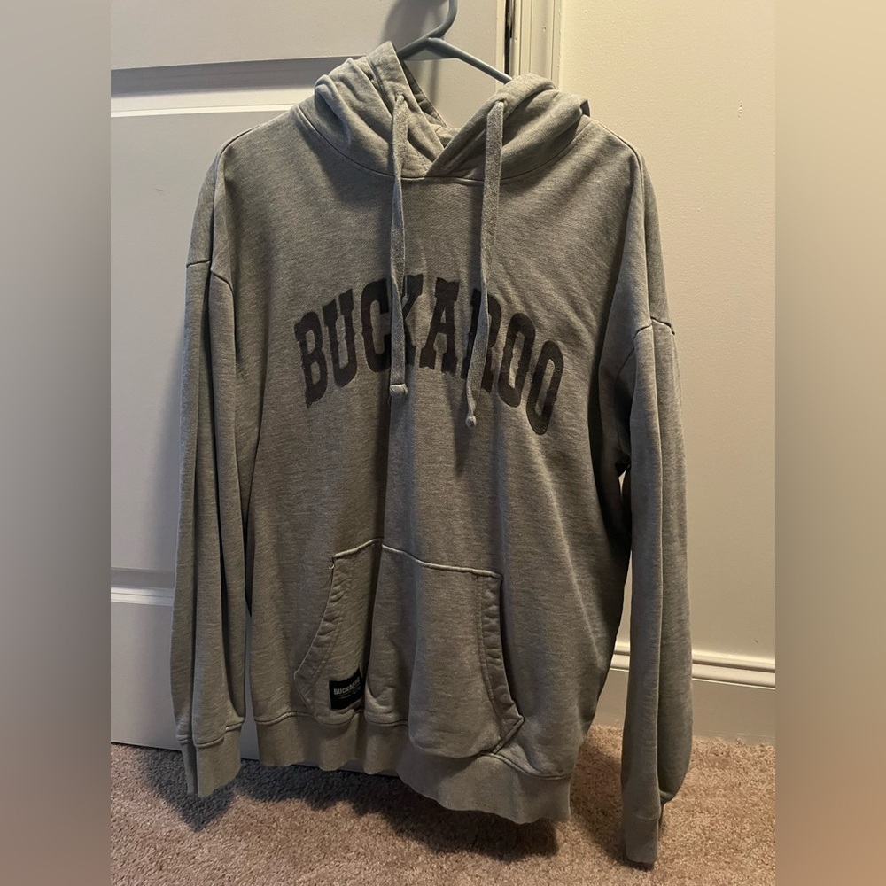 Gray Hoodie Buckaroo